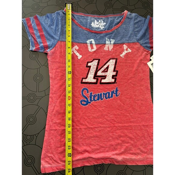 NASCAR 14 Touch by Alyssa Milano Tony Stewart Women's Morgan T-Shirt Red - Picture 2 of 9